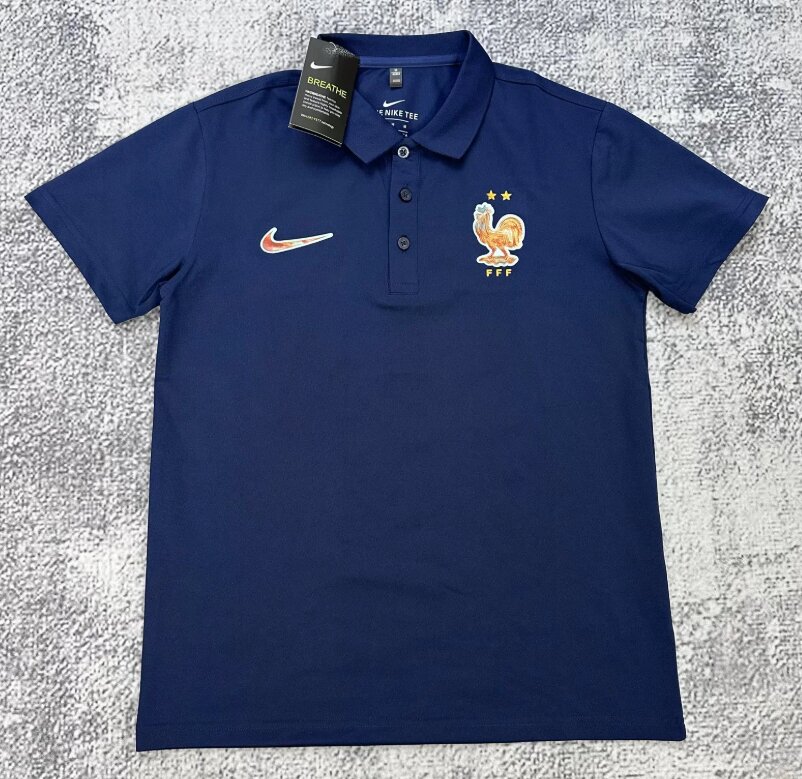 AAA Quality France 26/27 Navy Blue Polo Shirts